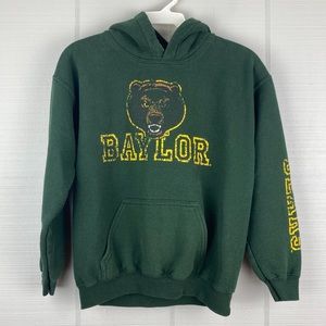 Gildan Baylor Bears Green Hoodie Sweatshirt Youth M